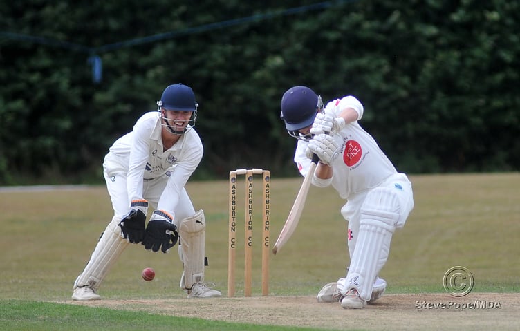 Action from the Devon Cricket League C Division West clash between Ashburton and Kingsbridge on Saturday.