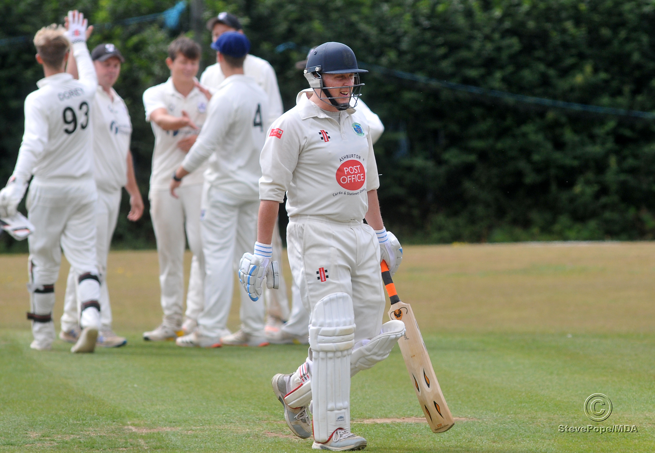 Action from the Devon Cricket League C Division West clash between Ashburton and Kingsbridge on Saturday.