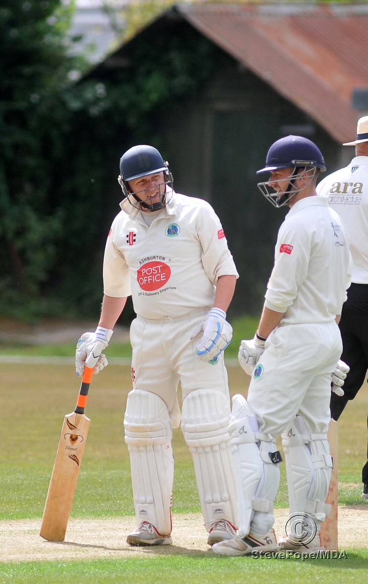Action from the Devon Cricket League C Division West clash between Ashburton and Kingsbridge on Saturday.