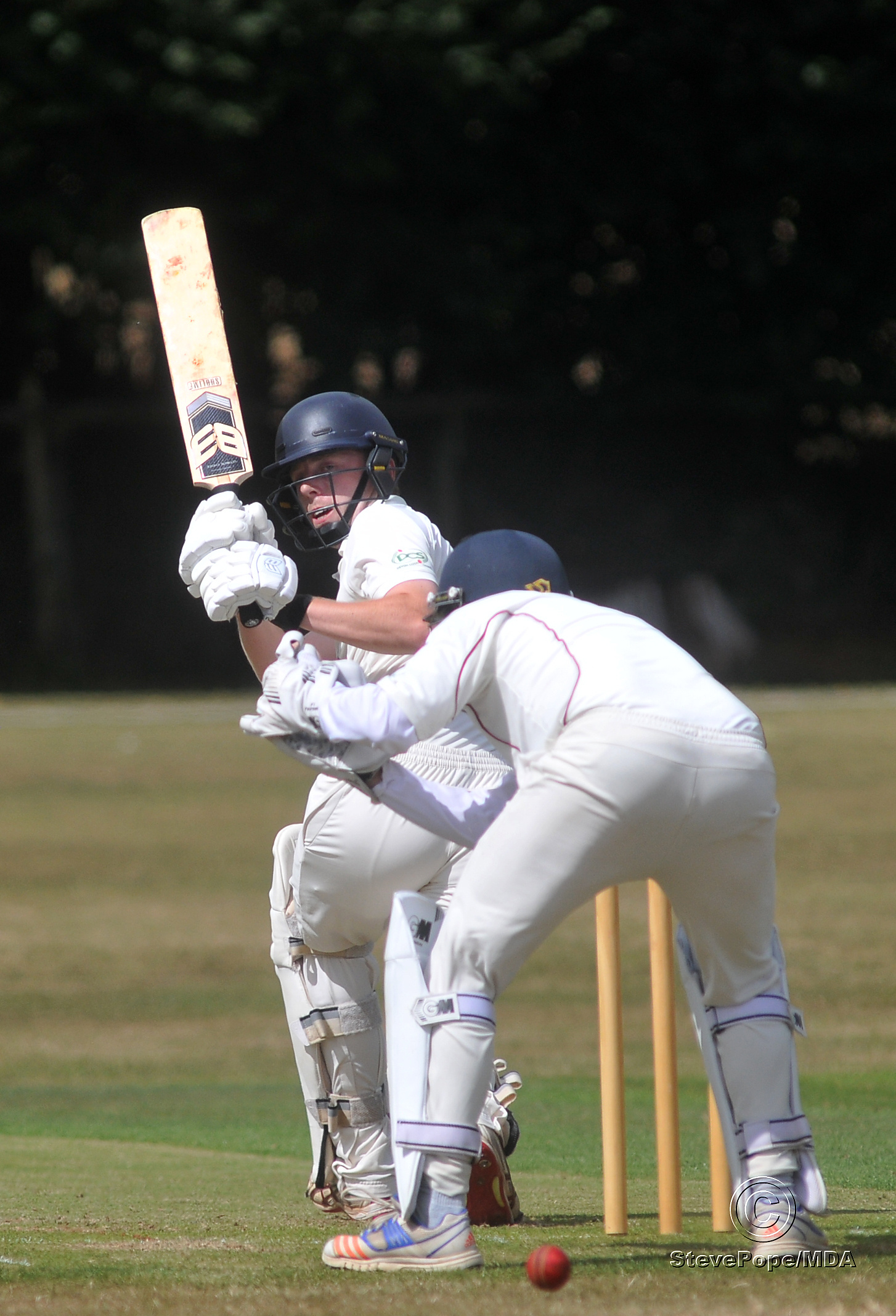 Action from the Devon Cricket League A Division clash between Abbotskerswell and Seaton on Saturday.