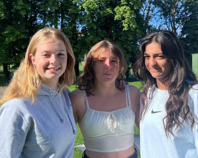 Emma Fletcher, Sophie Banning and Riya Rai