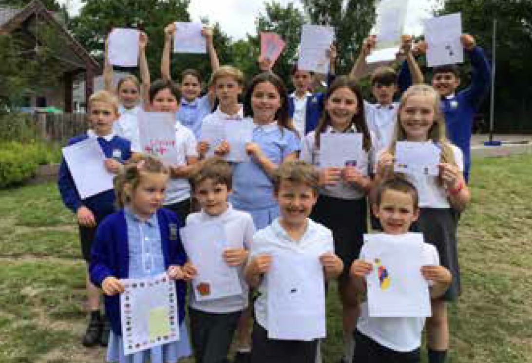 <p>Selborne Primary School pupils wrote a letter or a poem to the Queen</p>
