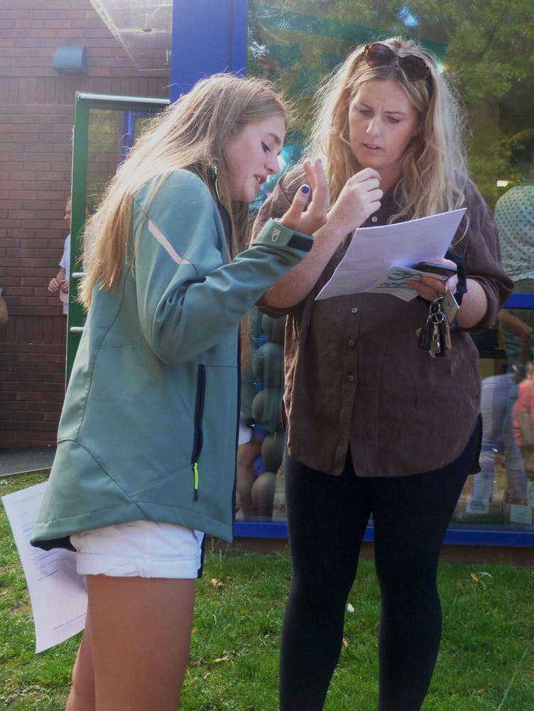 Ivybridge students collect GCSE results