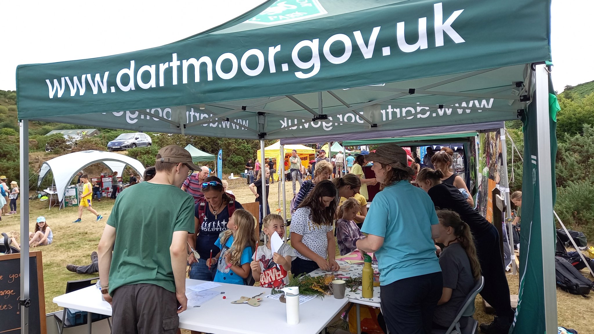 Record numbers get up close and personal with nature on Dartmoor at Meldon Wildlife Festival.