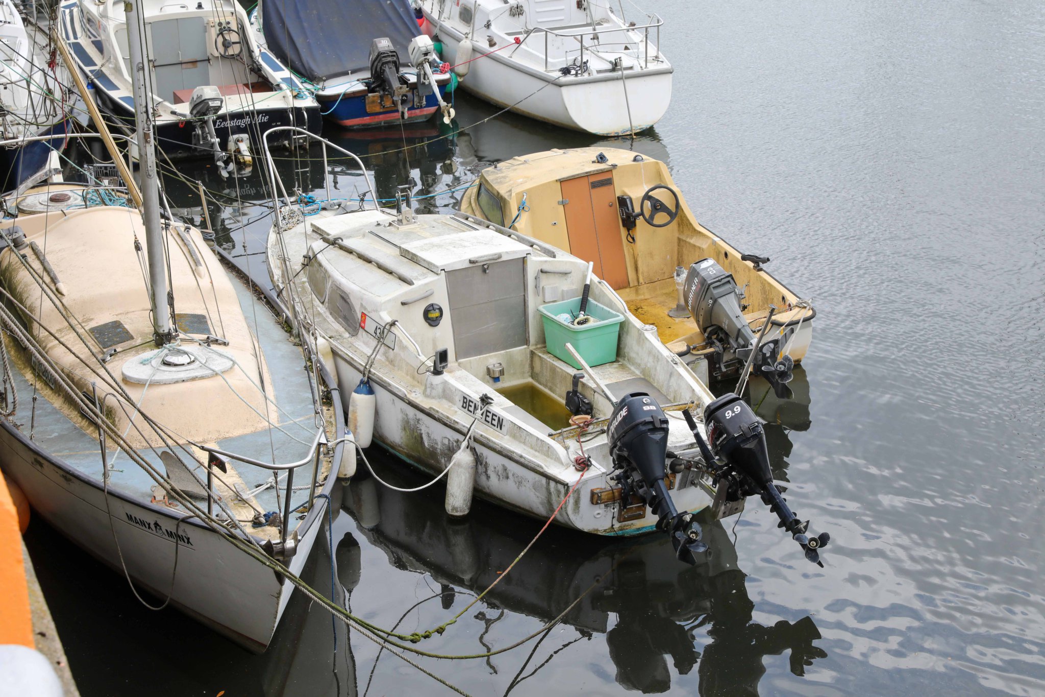 Disused boats, Douglas Marina