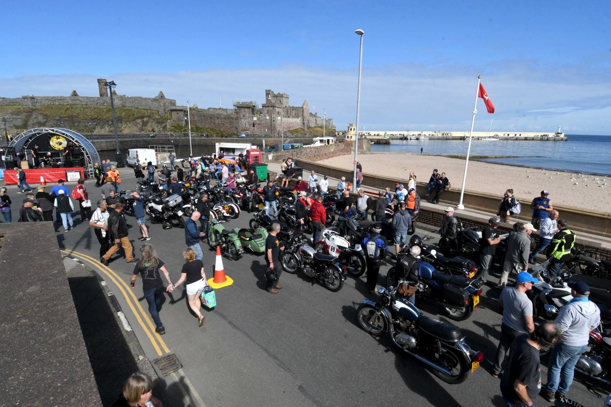 The Moddey Dhoo bike show at Weatherglass Corner in Peel -