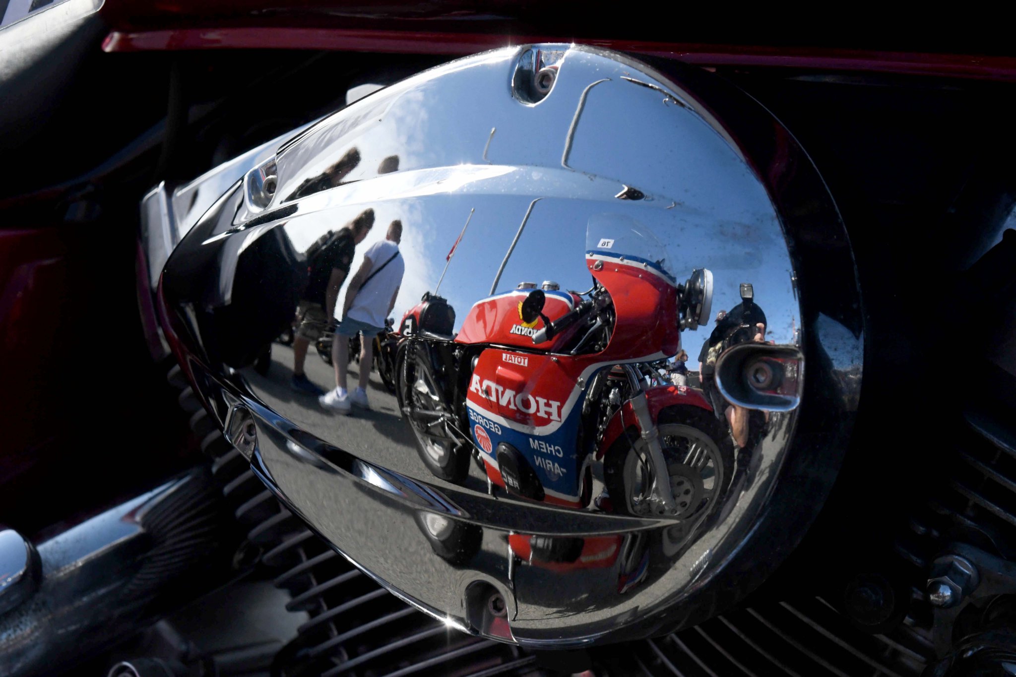 The Moddey Dhoo bike show at Weatherglass Corner in Peel -