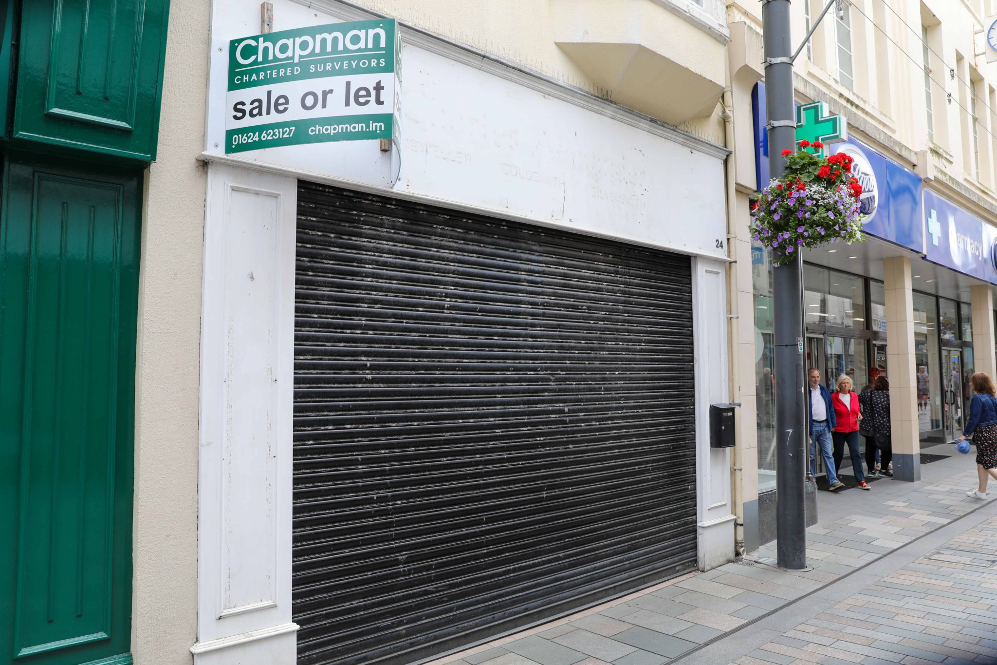 Empty High Street, Douglas. Photo by Callum Staley (CJS Photography).