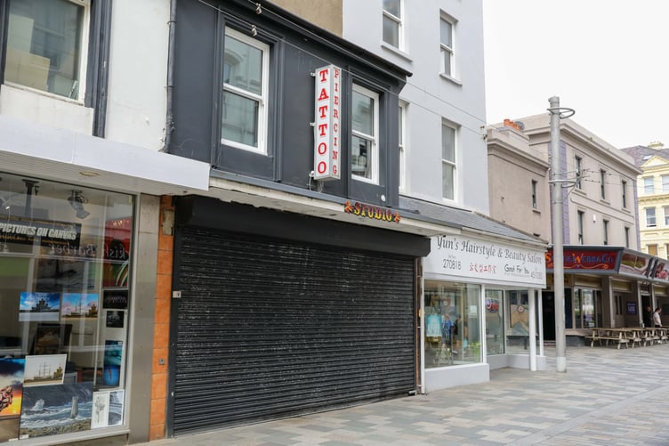 Empty High Street, Douglas. Photo by Callum Staley (CJS Photography).