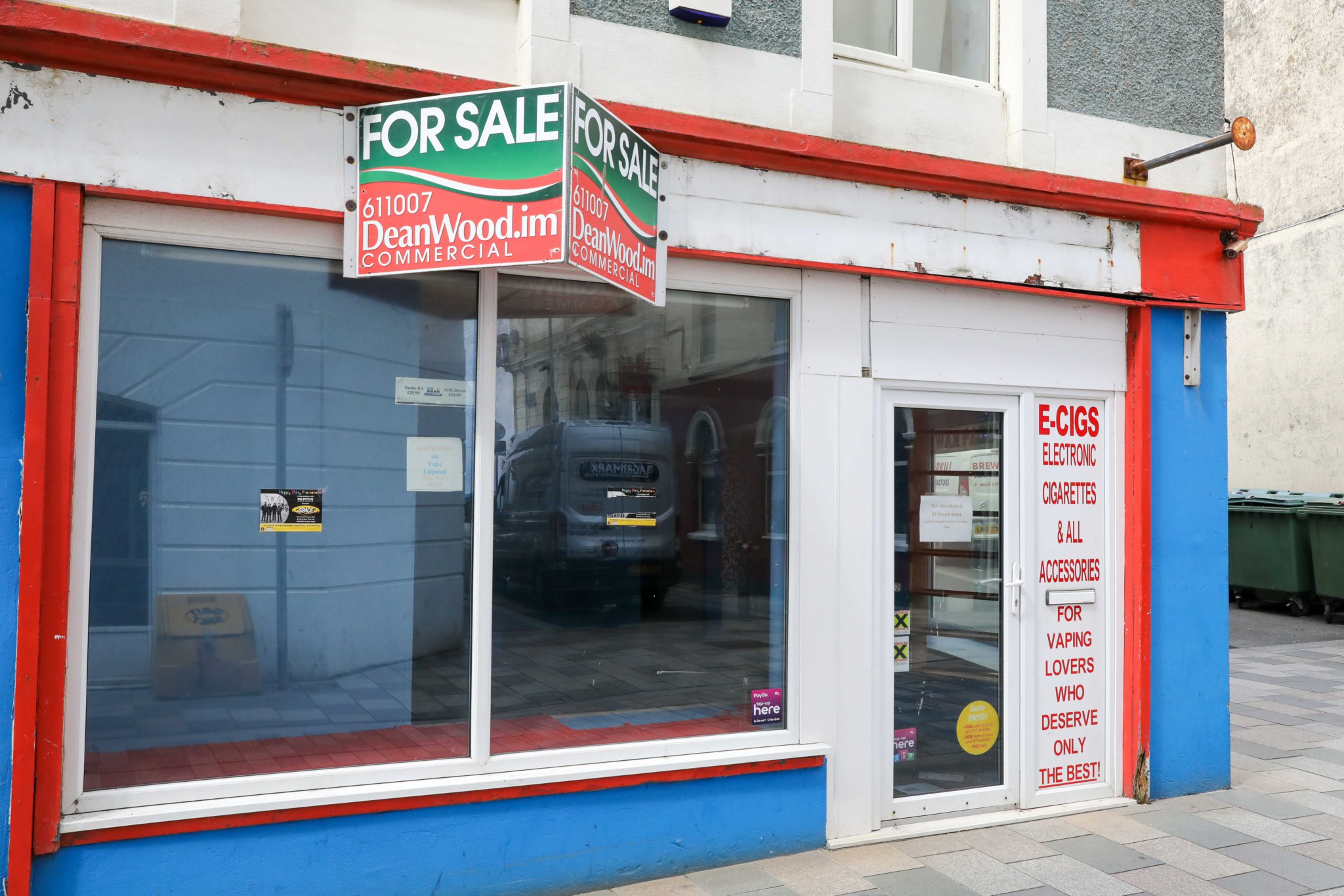 Empty High Street, Douglas. Photo by Callum Staley (CJS Photography).
