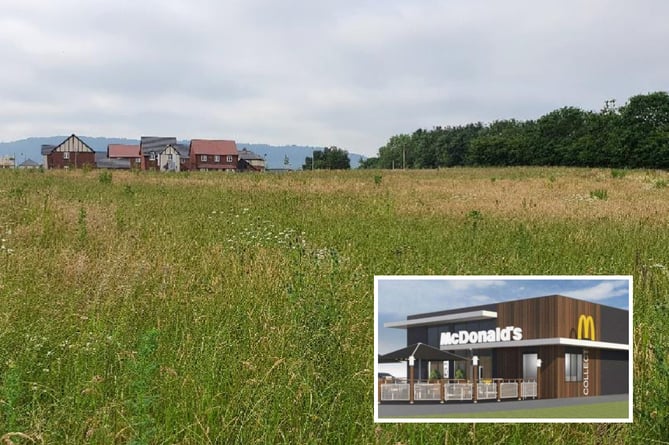 Proposed location of Ross-on-Wye McDonald’s.