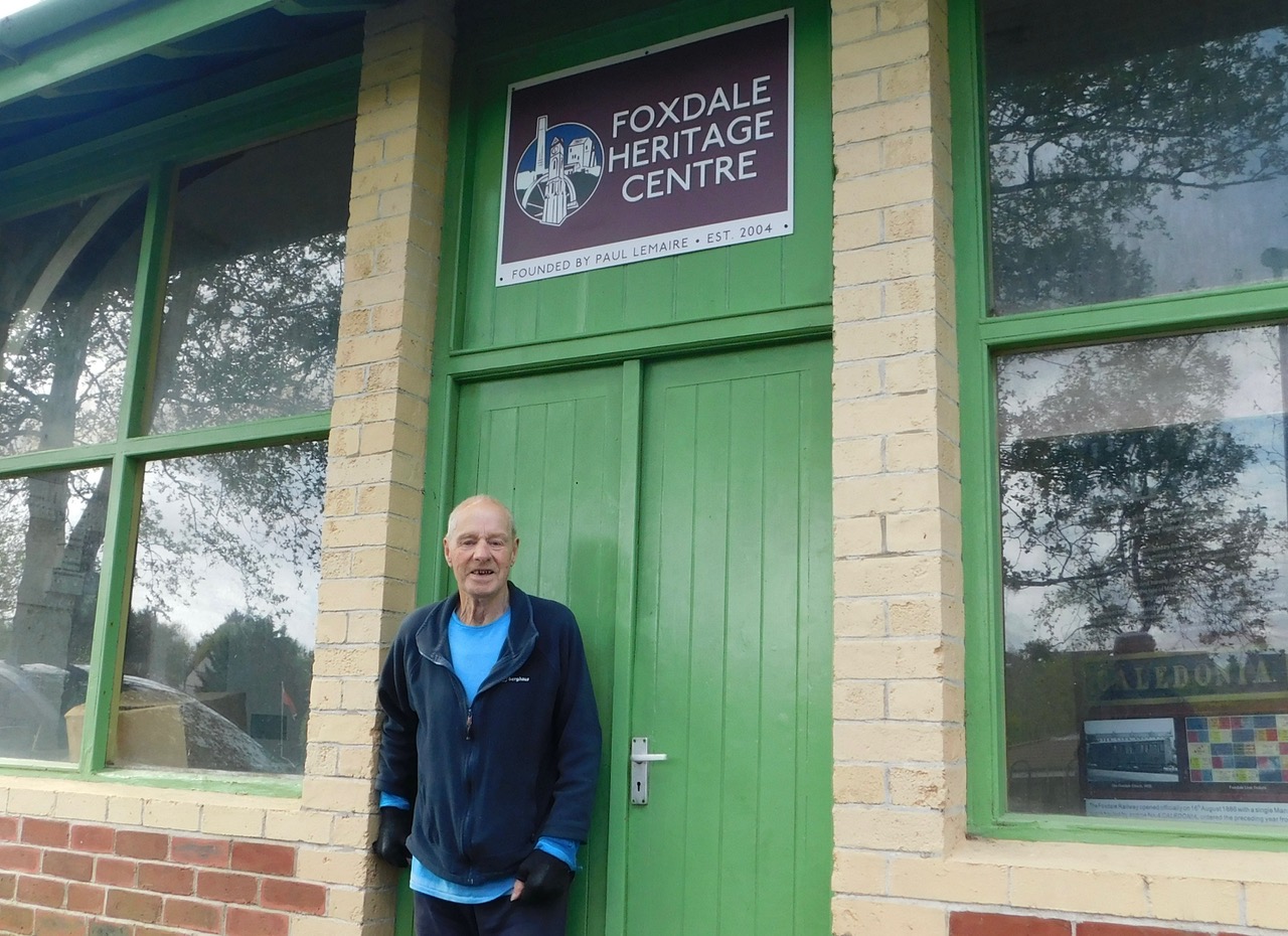 Paul Lemaire, Chairman and Founder of Foxdale Heritage, outisde the centre