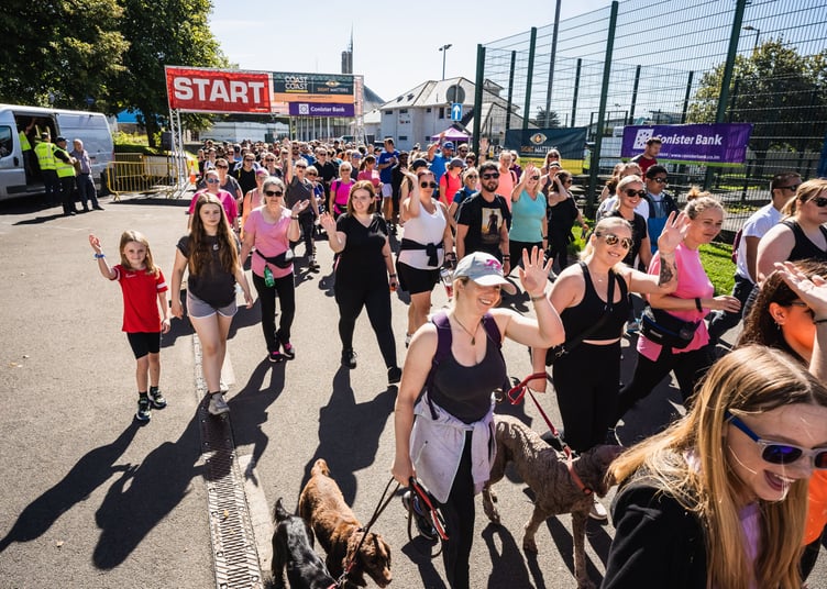 Over 470 walkers took part in this year's Coast to Coast walk