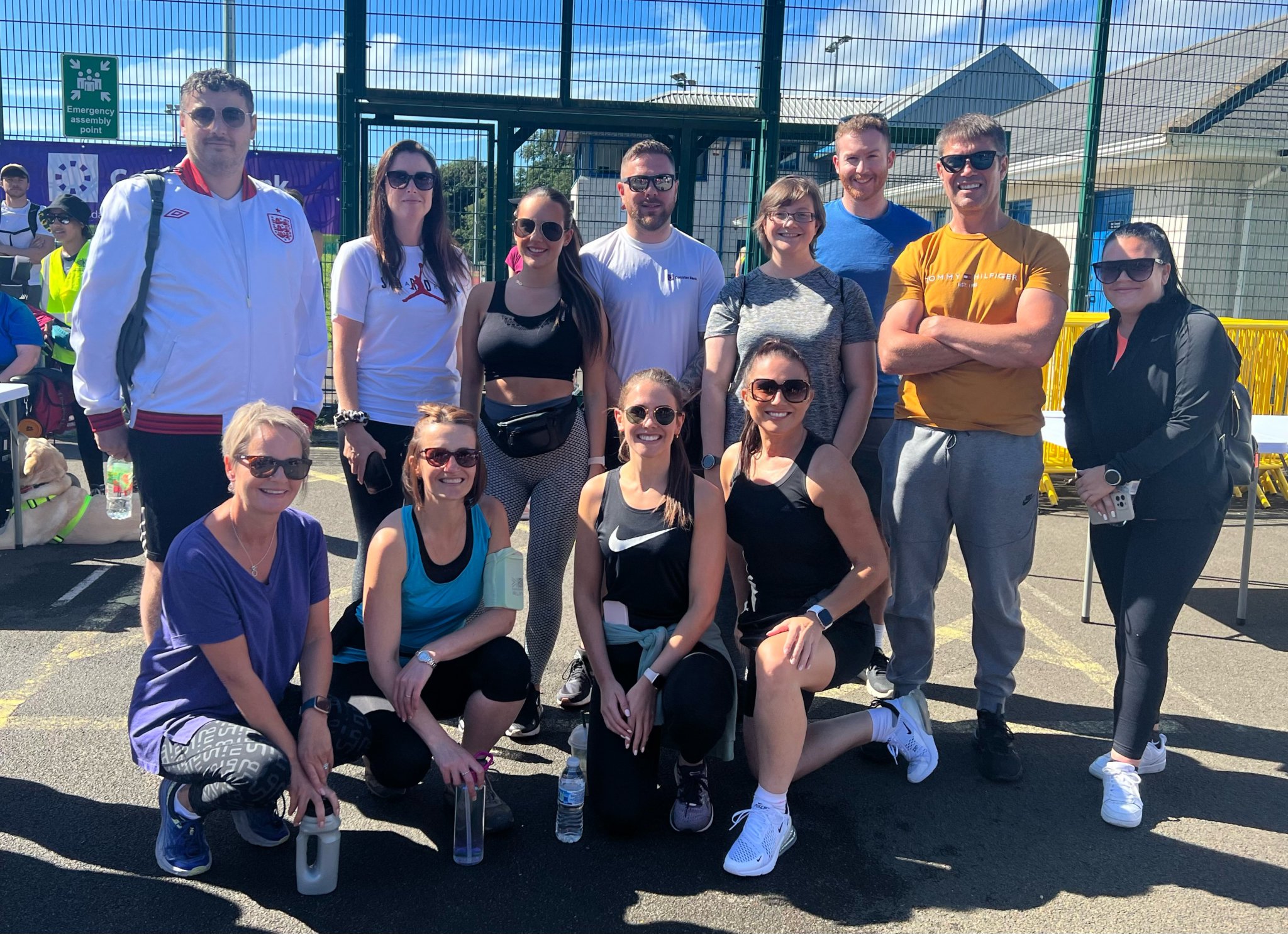 Conister Bank, who sponsored the event, sent a team to join in the walk