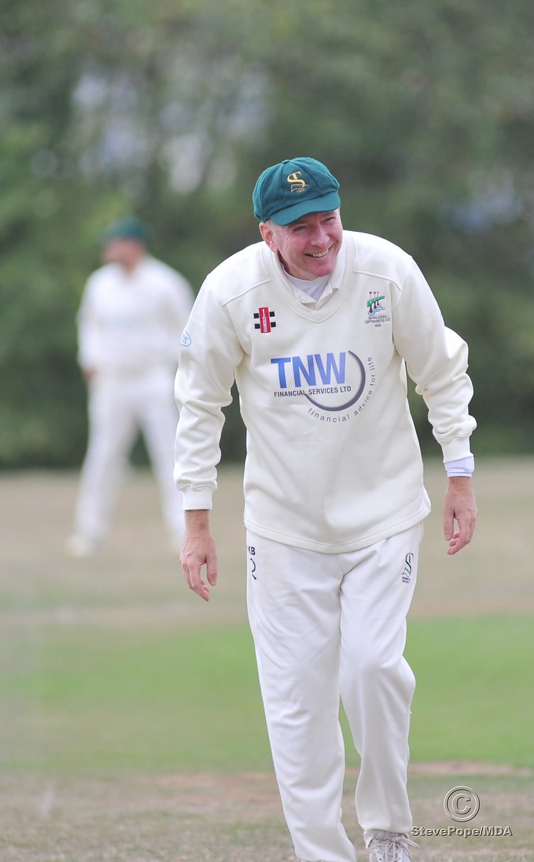 Photo: Steve Pope MDA030922E_SP013 Tolchards Devon Cricket League C Division (West). Teignmouth and Shaldon versus Yelverton Bohemians. T&S's Karl Blackburn