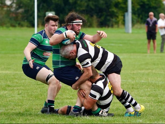 The evergreen Jules Joris goes in hard on defensive duty