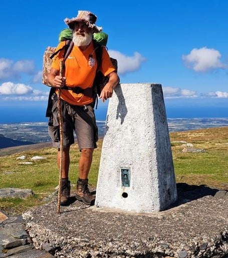 His walk for mental health has taken Clive Brown up hills and mountains
