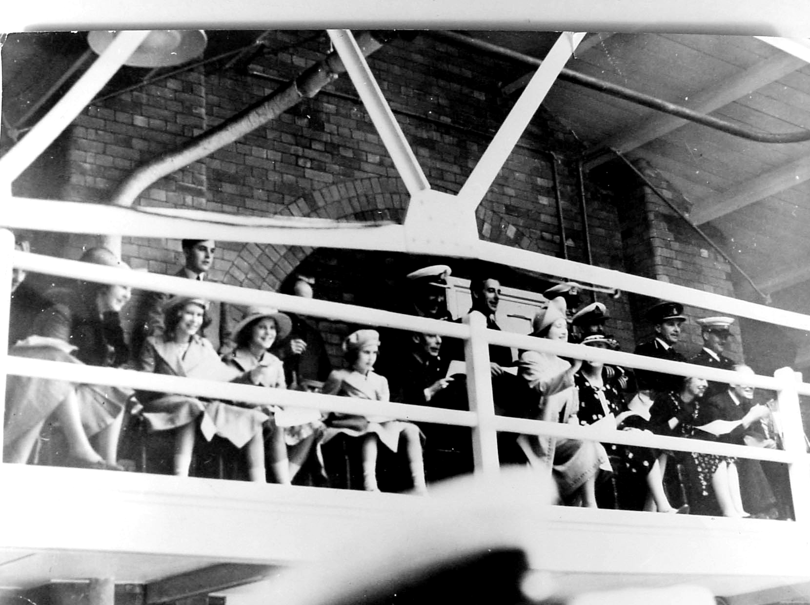 The Royal party at BRNC, 22 July 1939