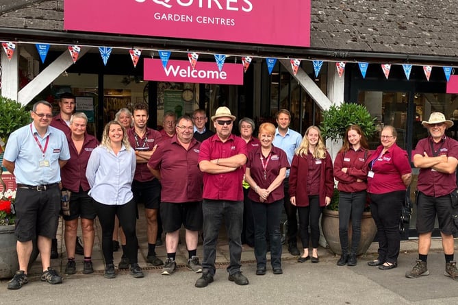 Squire’s Milford team won the Dick Allen Award for most improved garden centre