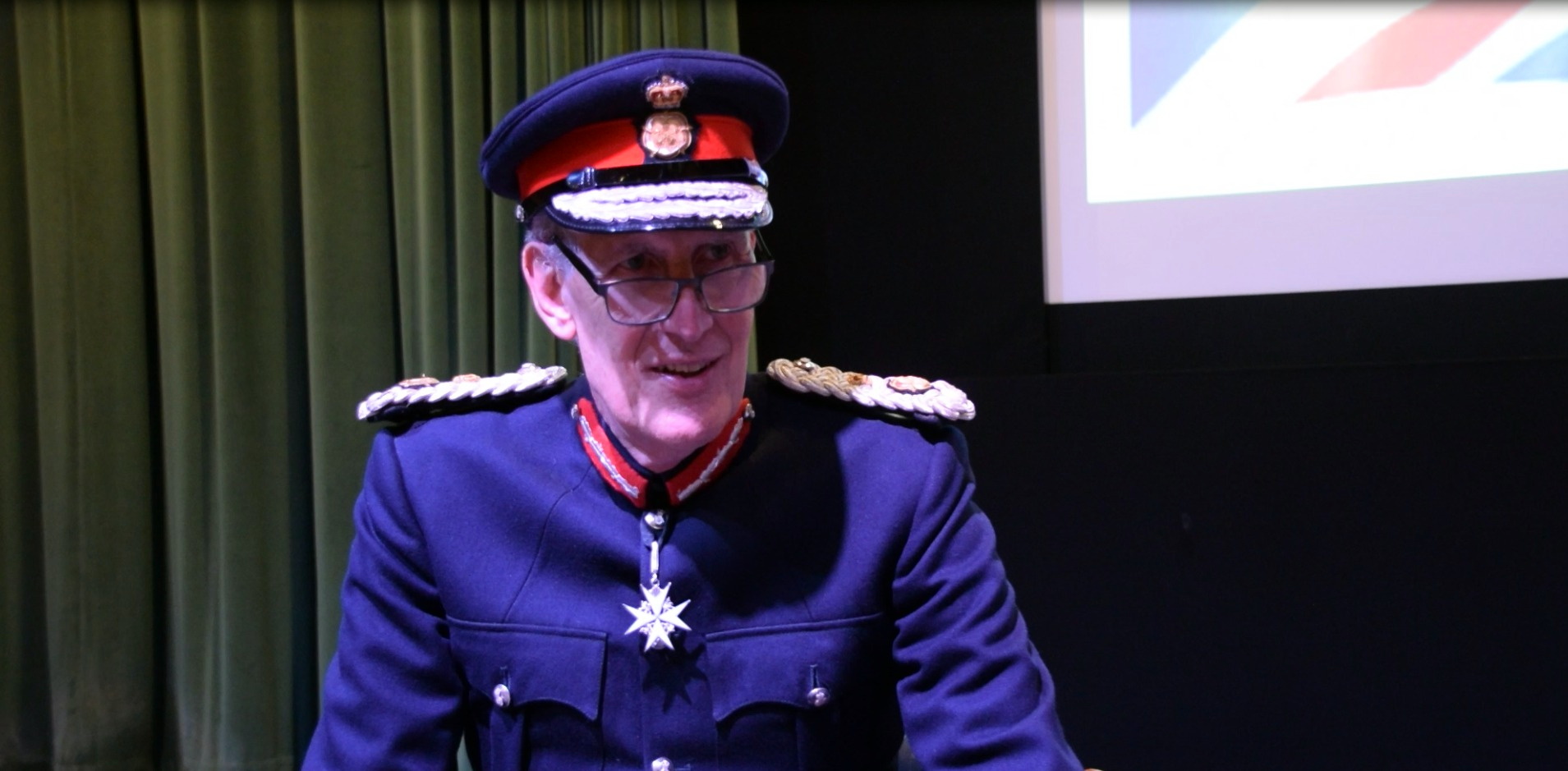 The Lord lieutenant of Devon, David Fursdon.