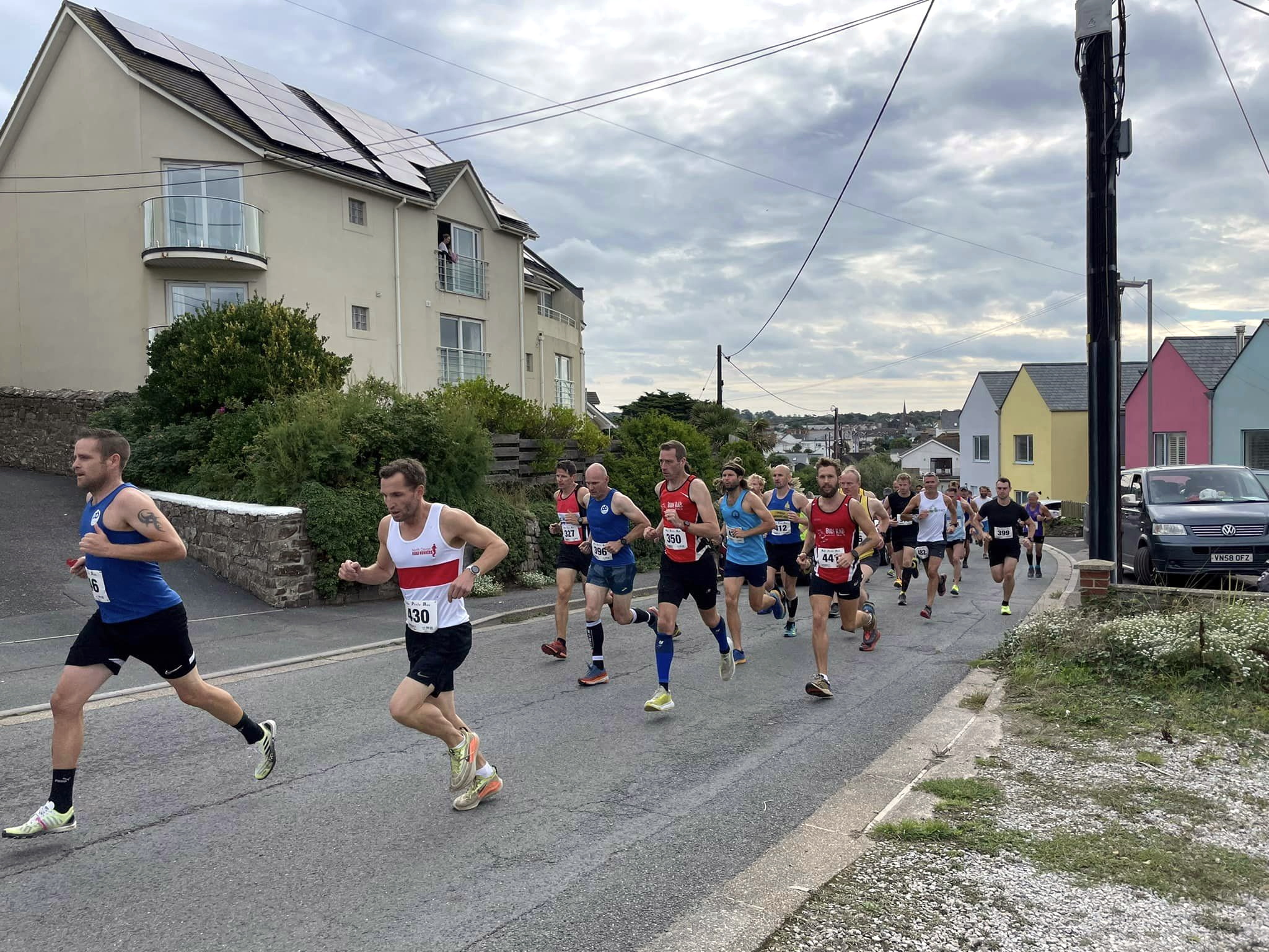 The race begins