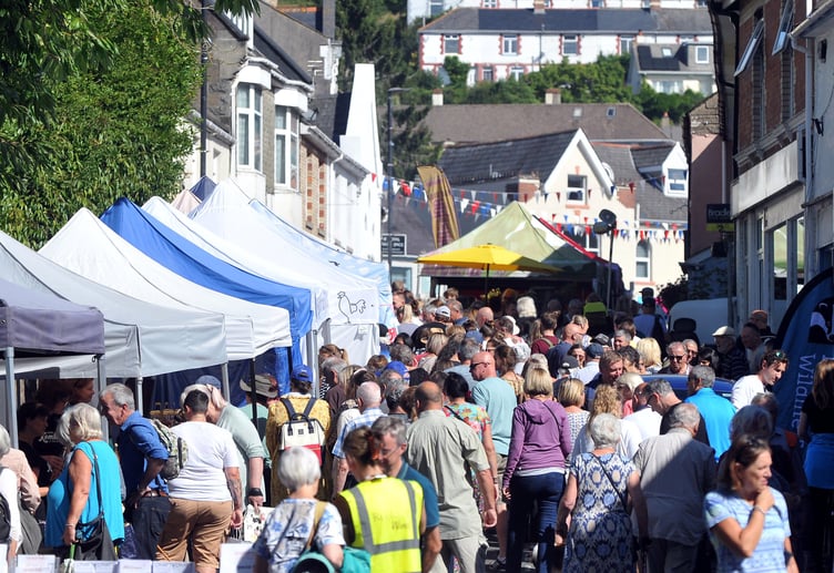 Photo: Steve Pope MDA100922A_SP022
Nourish Food Festival at Bovey Tracey.