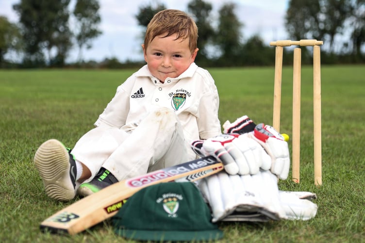 Meet the three-year-old cricket sensation - who started bowling before he could walk and wears a size tiny in his adorable cricket gear. Korey Adams has playing the popular sport since he was just 12 months old and hopes to travel around the world with the England team - when he can finally fit into his cricket kit. St Briavels, Gloucestershire. See SWNS story SWSMcricket; Meet the cricket sensation aged THREE - who started bowling and batting before he could walk. Korey Adams has playing been playing the game since he was 12 months old and wants to represent England. The little superstar is not even old enough to attend nursery but has already turned out for an an under 11s game. And during that clash he took two wickets for just three runs - and was 12 not out. The pint-sized all rounder regularly practices bowling and batting alongside his older peers. He does not yet play for a regular team as he is too young - but joins in during practice games at his dad's club St Briavels. Korey has played one match fo