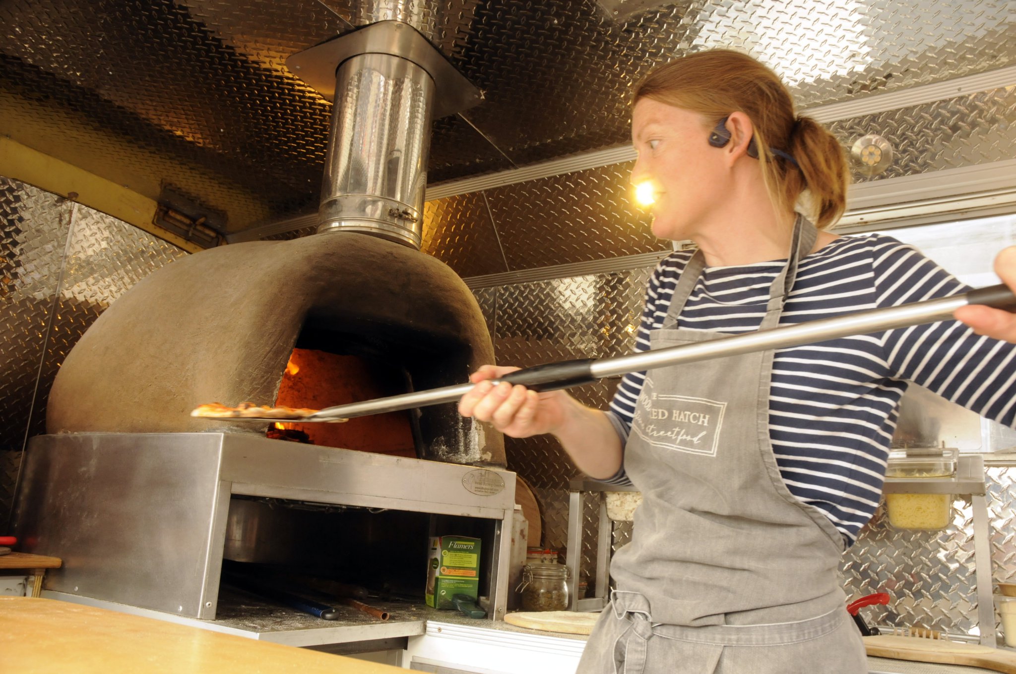 Pizza was just one of many food types that could be found at the Chagford Food Festival which took place on Sunday (September 11).