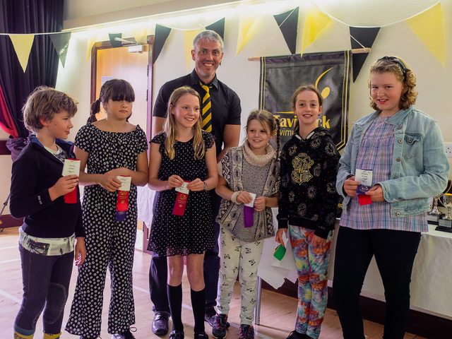 Clockwise from top left, Up-and-coming junior boys Jamie and Henry with head coach James Lake , ribbon awards for the club’s younger members, and new club captains, JJ Lake and Elsie Maguire, with head coach James Lake