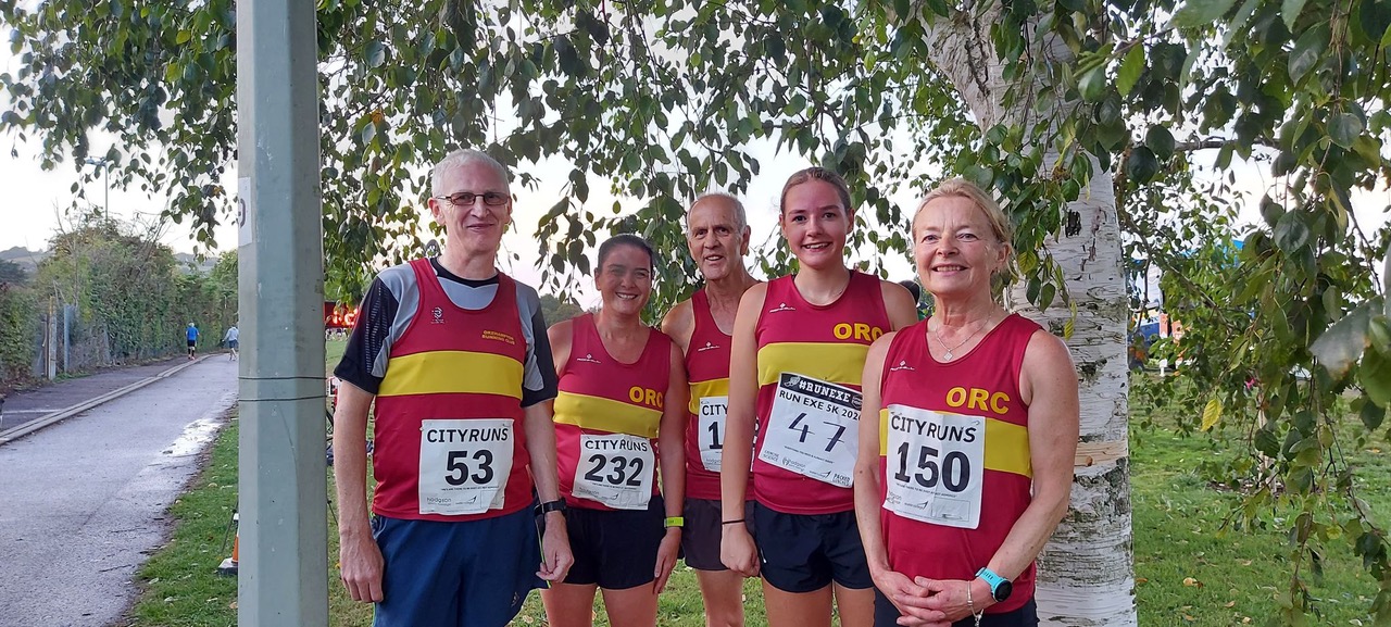 Okehampton Runnning Club team members.