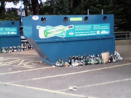 Tesco car park in Petersfield at 10am on September 4th 2022.