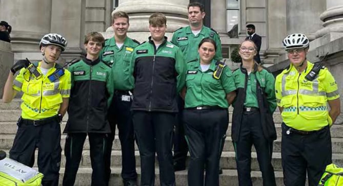 Volunteers from Haslemere and Liphook’s St John Ambulance branch helped out in London as millions of mourners paid their respects to the late Queen Elizabeth II  