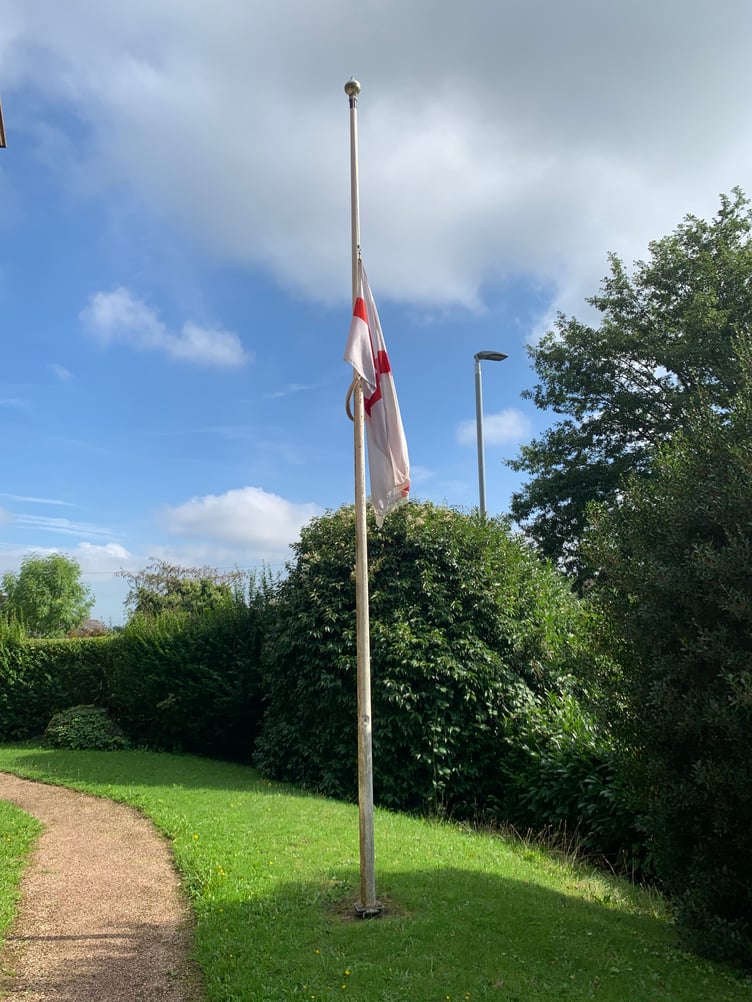 Flags are at half mast in Wellington