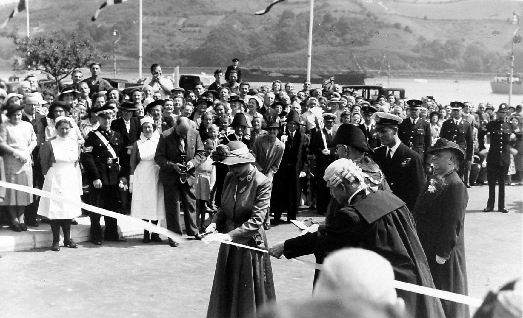 The opening of College way