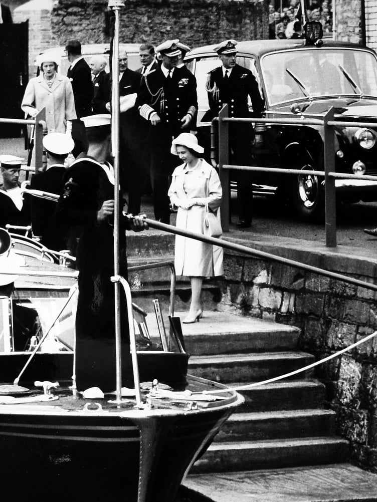 Preparing to embark on the Dart July 27 1962
