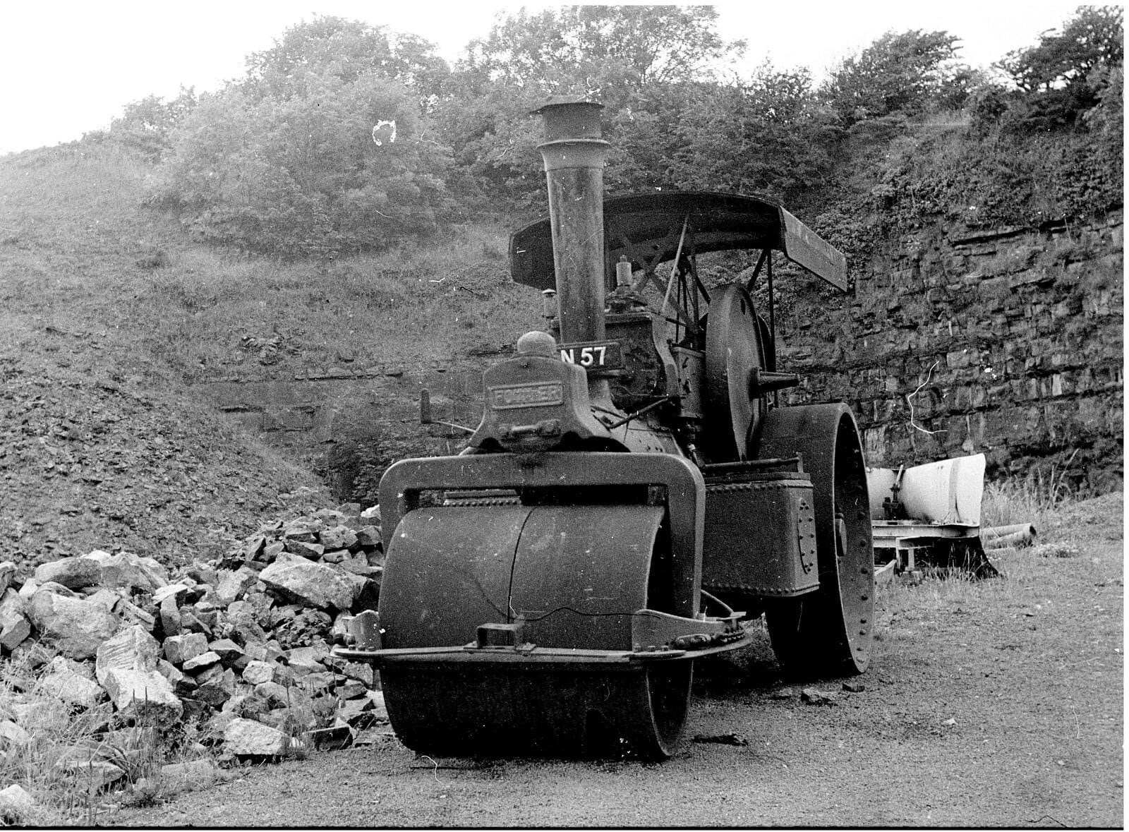 A steam roller