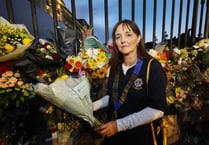 Flowers laid ‘for all those unable to make journey’