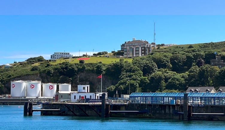 The new luxury apartments would replace a smaller residential house on Douglas Head
