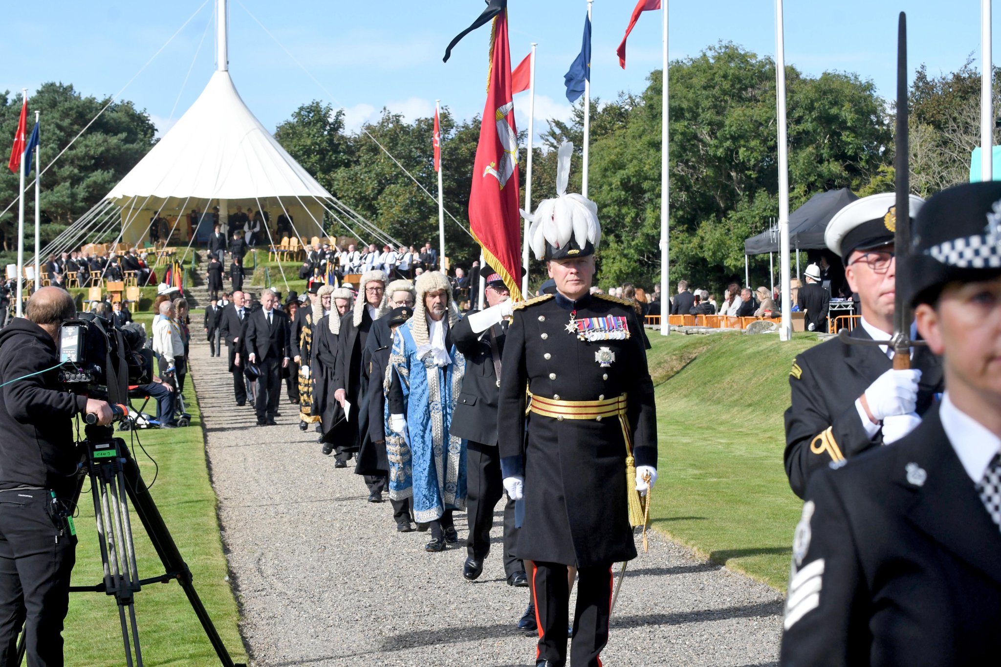 The second Proclamation of King Charles III as Lord of Mann at Tynwald Hill, St John’s, on Friday, September 16 2022 -
