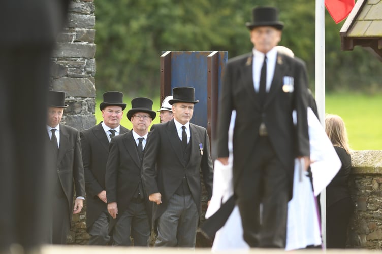 The second Proclamation of King Charles III as Lord of Mann at Tynwald Hill, St John’s, on Friday, September 16 2022 -