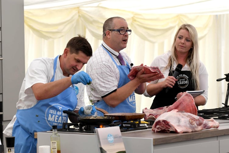 The 2022 Isle of Man Food and Drink Festival - Isle of Man Meats butchery demonstration