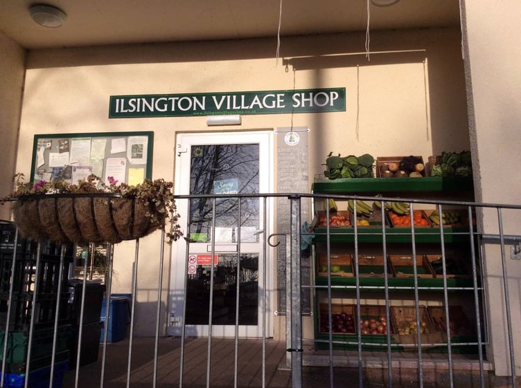 Outside the Ilsington Community Shop.
Picture: Ilsington Community Shop (2022)