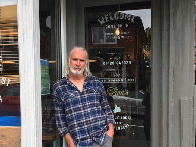 The Lion’s Den Cafe joint-owner Andy Godley