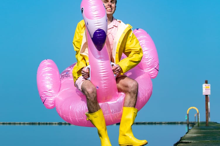 Harry Baker publicity picture for Unashamed tour 2022.