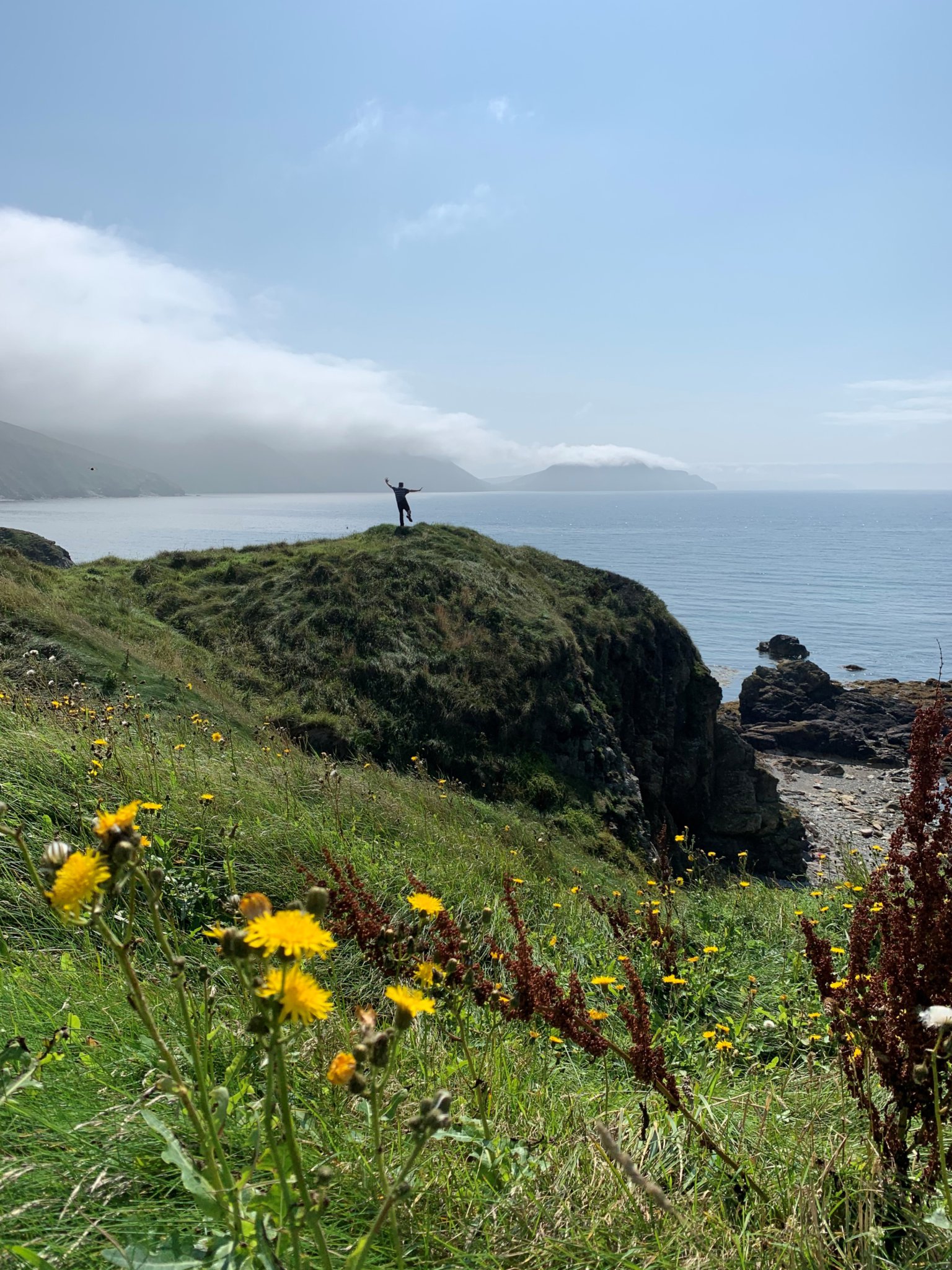 Steve Wright pictured at Niarbyl
