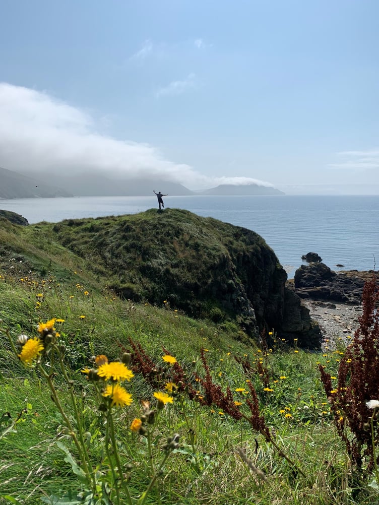 Steve Wright pictured at Niarbyl