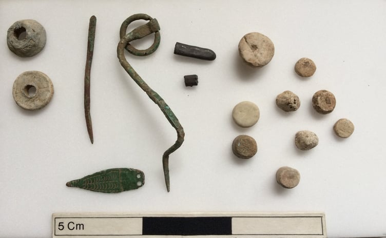 Viking Brooches on display in Lost and Found