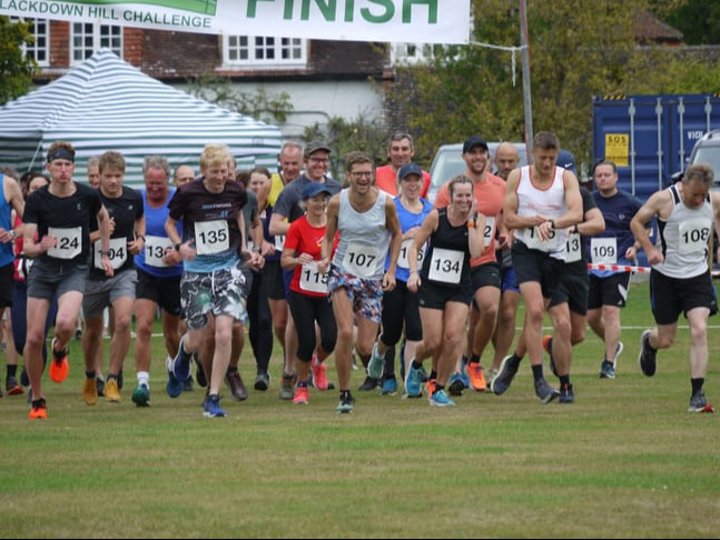 Fifty-two runners took on the Blackdown Hill Challenge