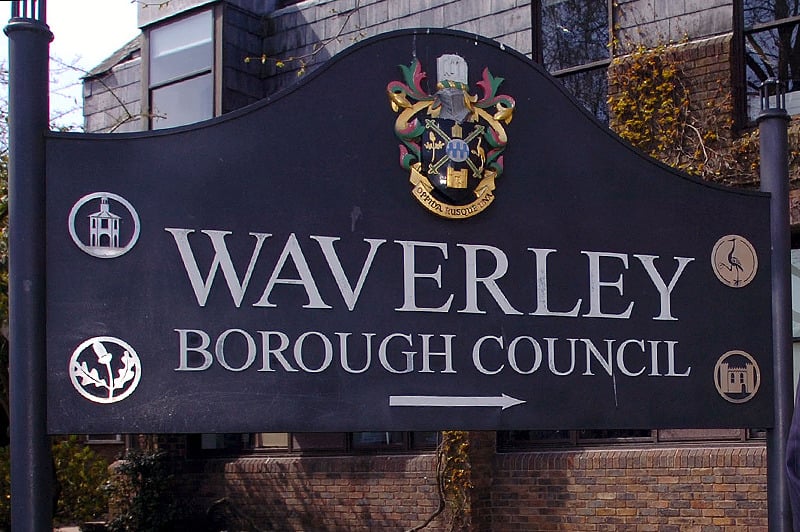 <p>Waverley Borough Council headquarters at The Burys, Godalming</p>