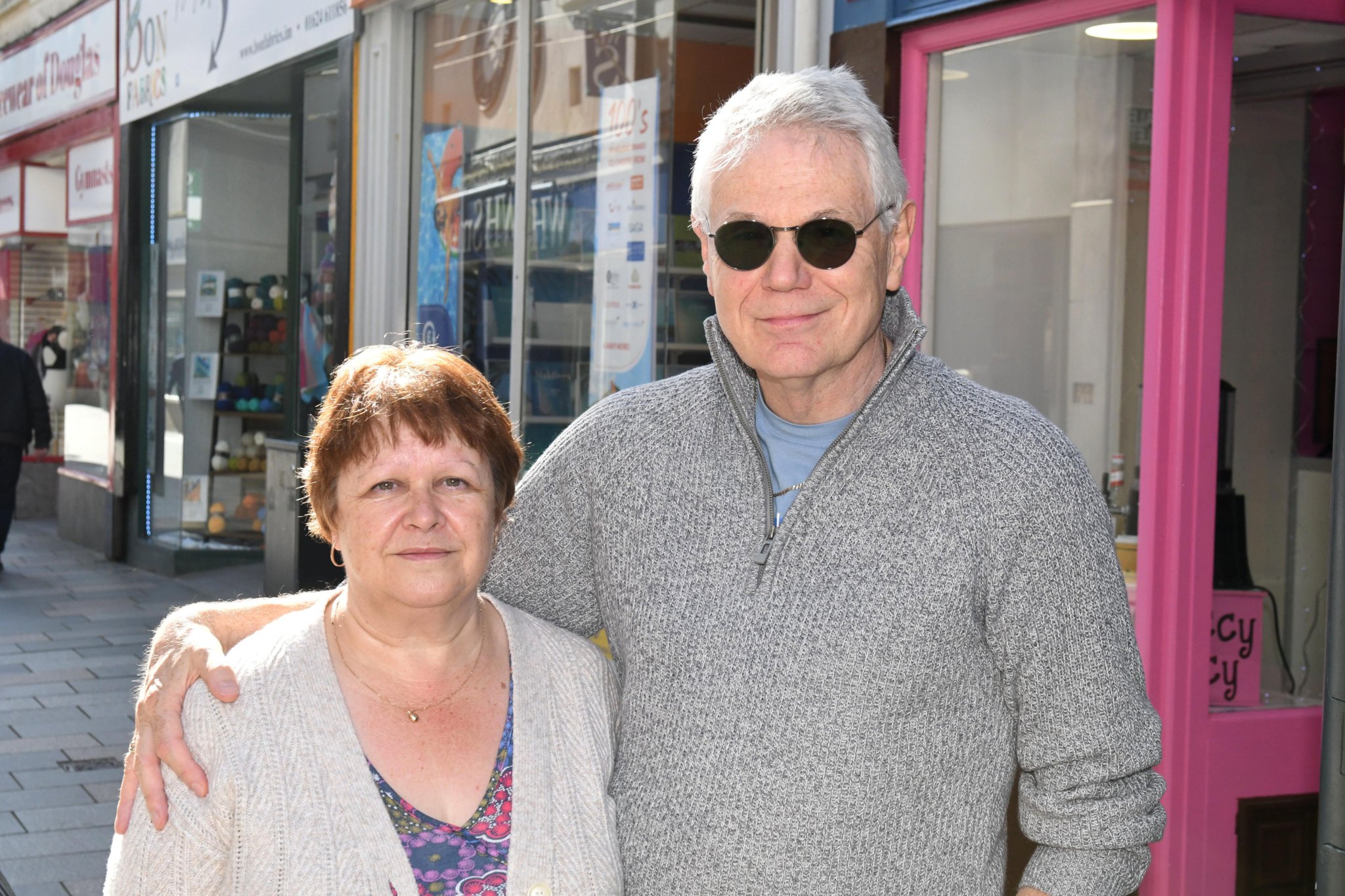 Public opinions on public transport in the island - Deborah and Keith Herrington (Port st Mary, recently arrived from Gloucester, United Kingdom)
